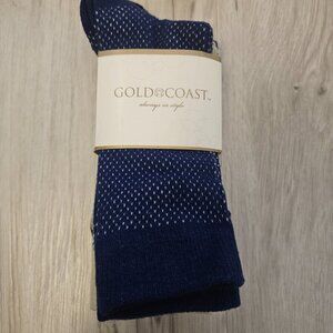Gold Coast Men's Cotton Blend Crew Dress Socks, 3 Pk NWT
